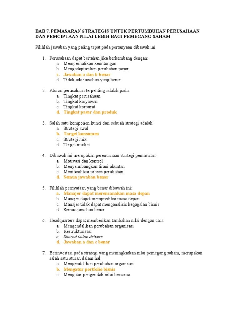 Soal Pilihan Ganda Pdf Sesaat setelah ujian dimulai mulailah membaca setiap soal dengan tidak terburu-buru.