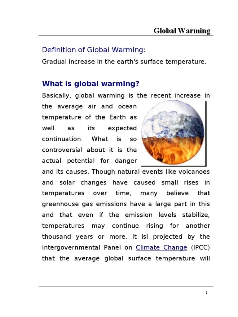 Global Warming | PDF | Global Warming | Natural Gas