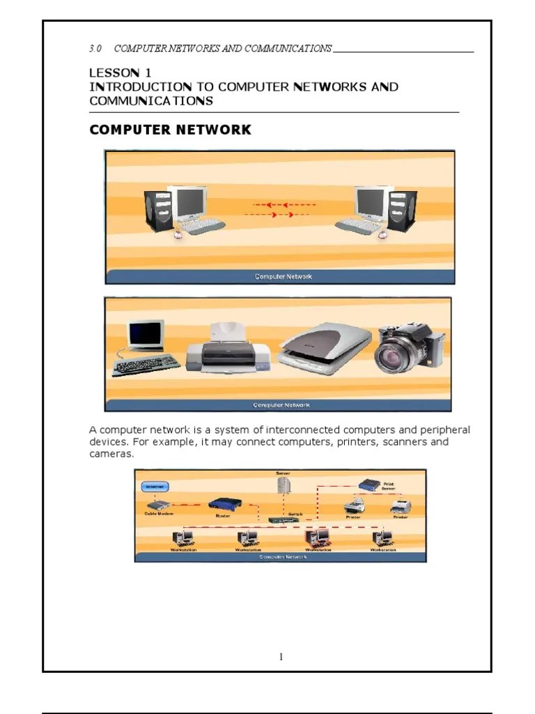 La3 Ict Topic 3 Computer Networks | Download Free PDF | Network ...