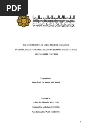 Terima kasih di atas sokongan semua. The Effectiveness Of Musical Education Pdf Music Education Vocabulary
