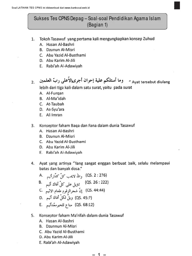 10 Contoh Soal Tkb Tenaga Pendidik Kumpulan Contoh Soal Cute766