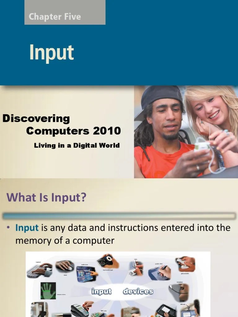 Lecture 3 B Input Device | PDF | Image Scanner | Optical Character Recognition