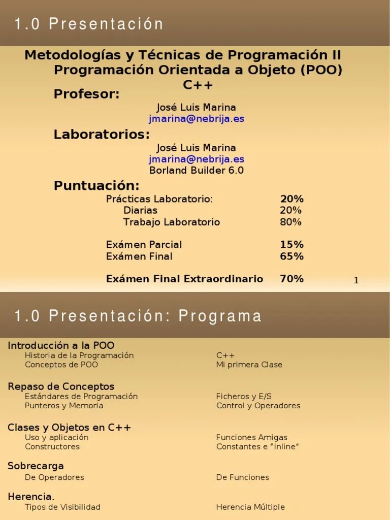 Introducción Programación Orientada A Objetos | PDF