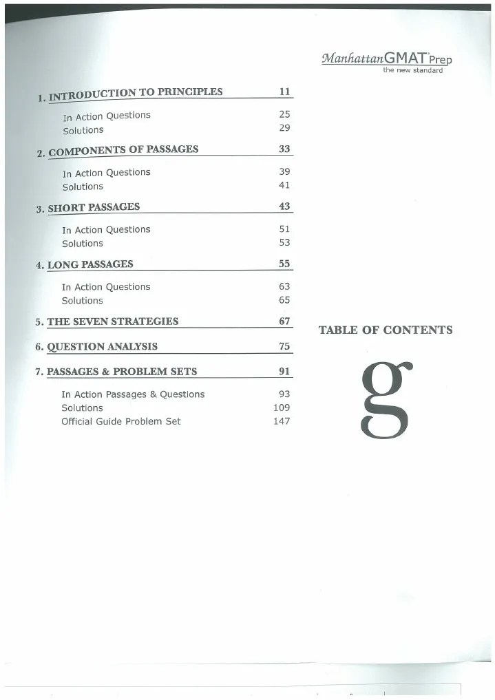 Reading Comprehension GMAT Strategy Guide 7 | PDF