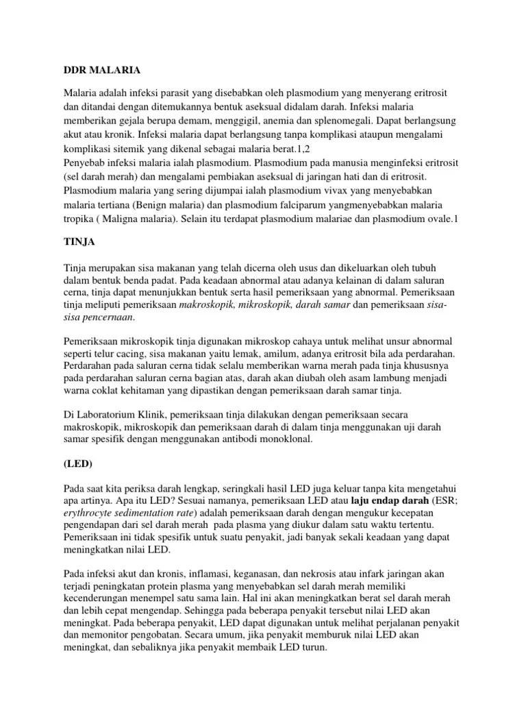 DDR Malaria | PDF