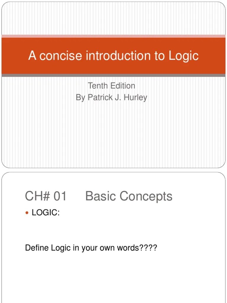 Introduction To Logic | PDF