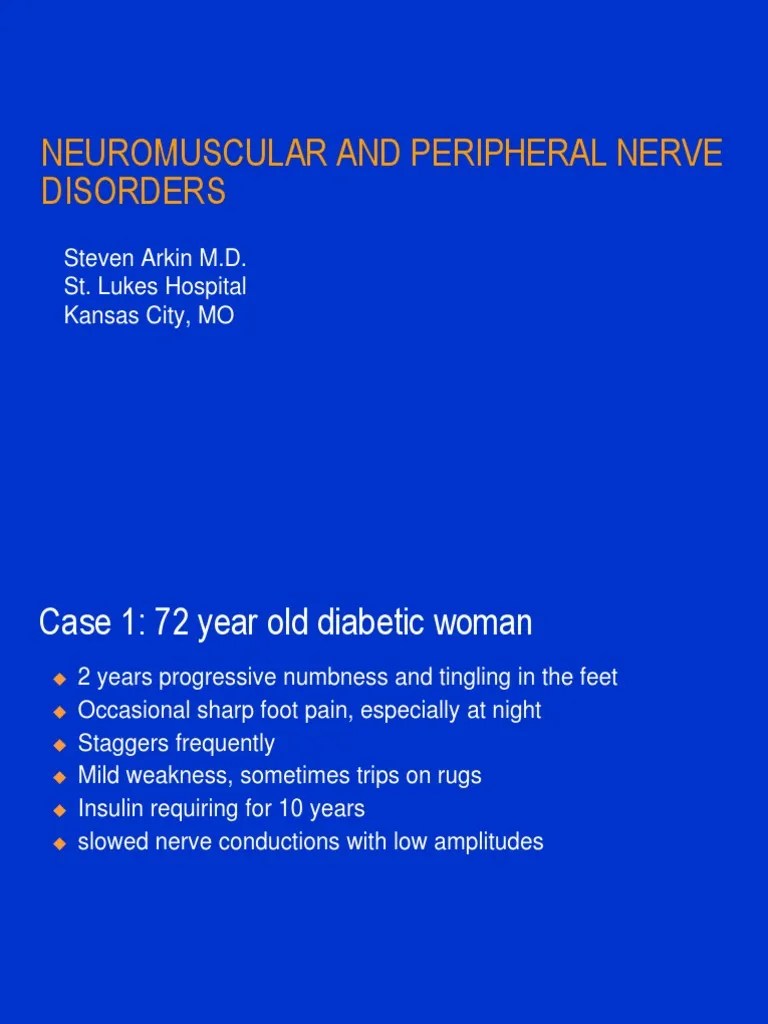 Neuromuscular And Peripheral Nerve Disorders | PDF | Peripheral Neuropathy | Neurological Disorders