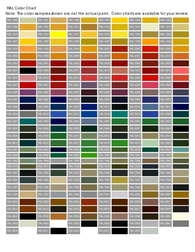 Ral color chart ral color chart images