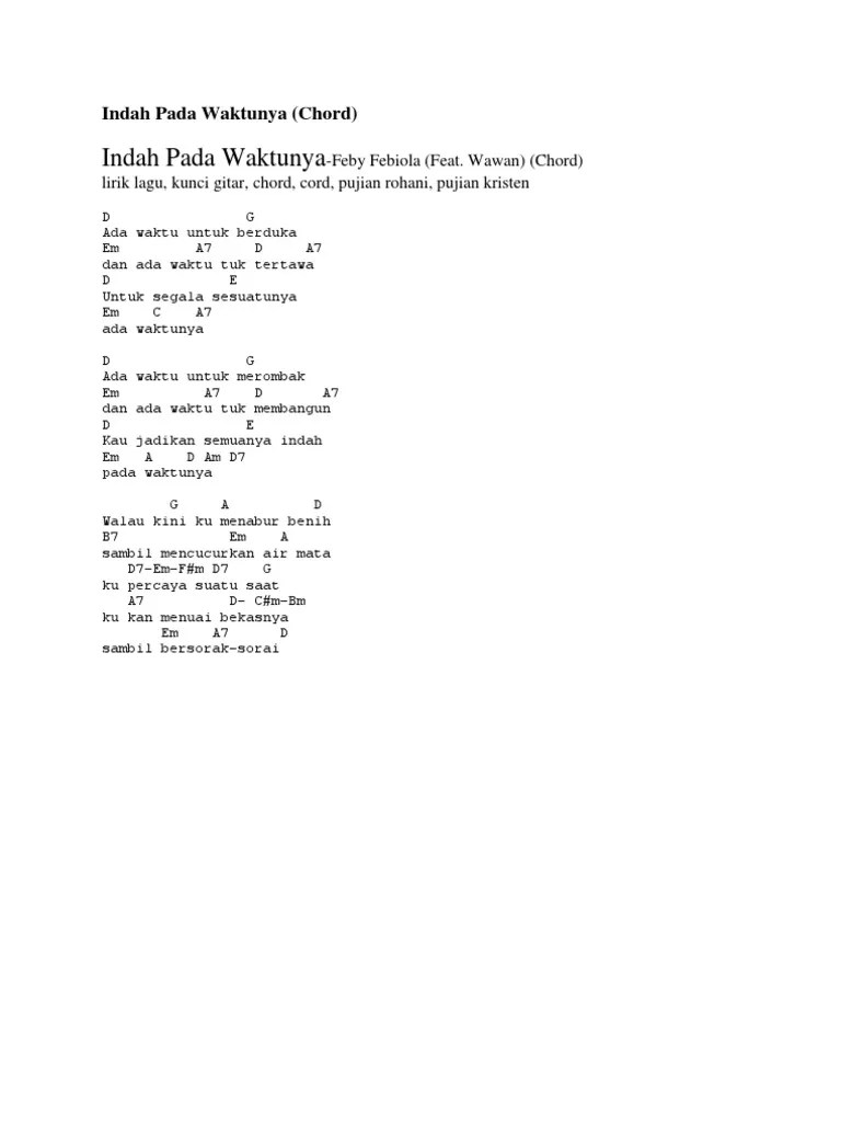 Indah Pada Waktunya | PDF