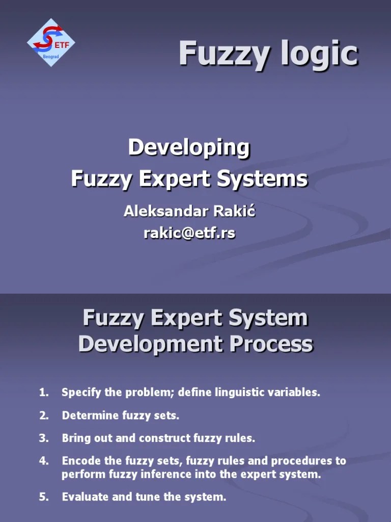 Fuzzy Logic 4 | PDF | Fuzzy Logic | Cybernetics