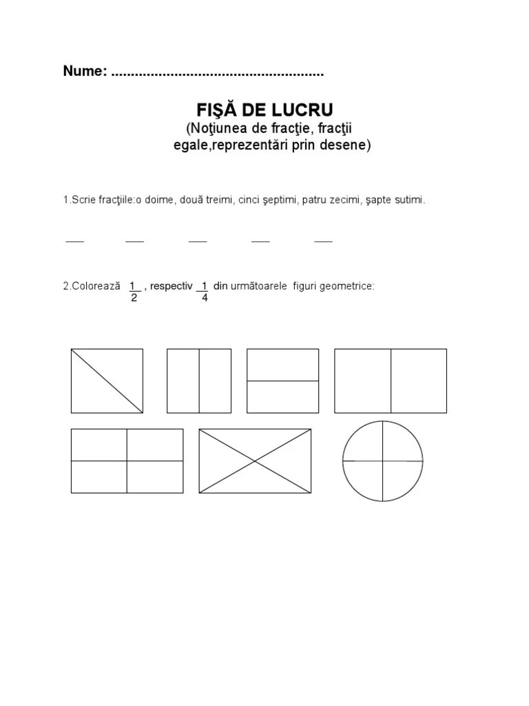 Fazacas27 | scoala gimnaziala blejoi. Fisa De Lucru Matematica Clasa A 4 A Pdf