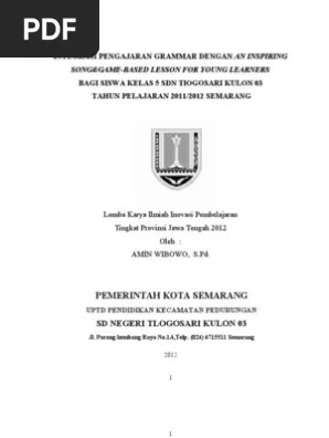 12 contoh inovasi yang sering kita temukan dalam. Lomba Karya Ilmiah Inovasi Pembelajaran Tk Provinsi Jateng 2012 2012 By Amin Pdf