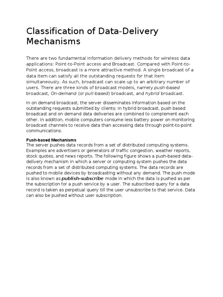 Classification Of Data | PDF | Video On Demand | Server (Computing)