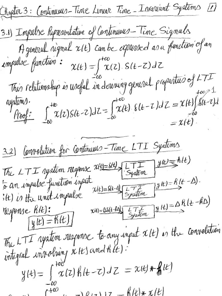 Signals And Systems | PDF