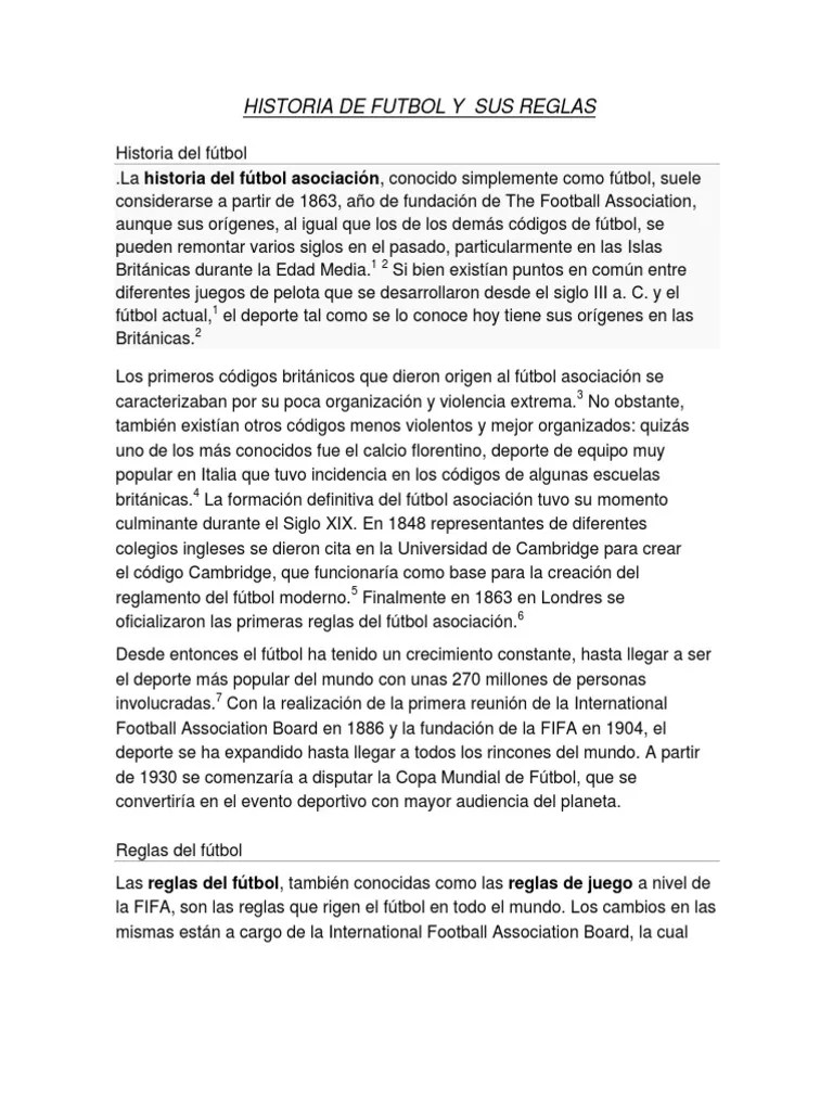 Este juego es divertido para toda la familia, y es probable que tengas la mayoría de los materiales para tenerlo a mano. Historia De Futbol Y Sus Reglas Voleibol Asociacion De Futbol