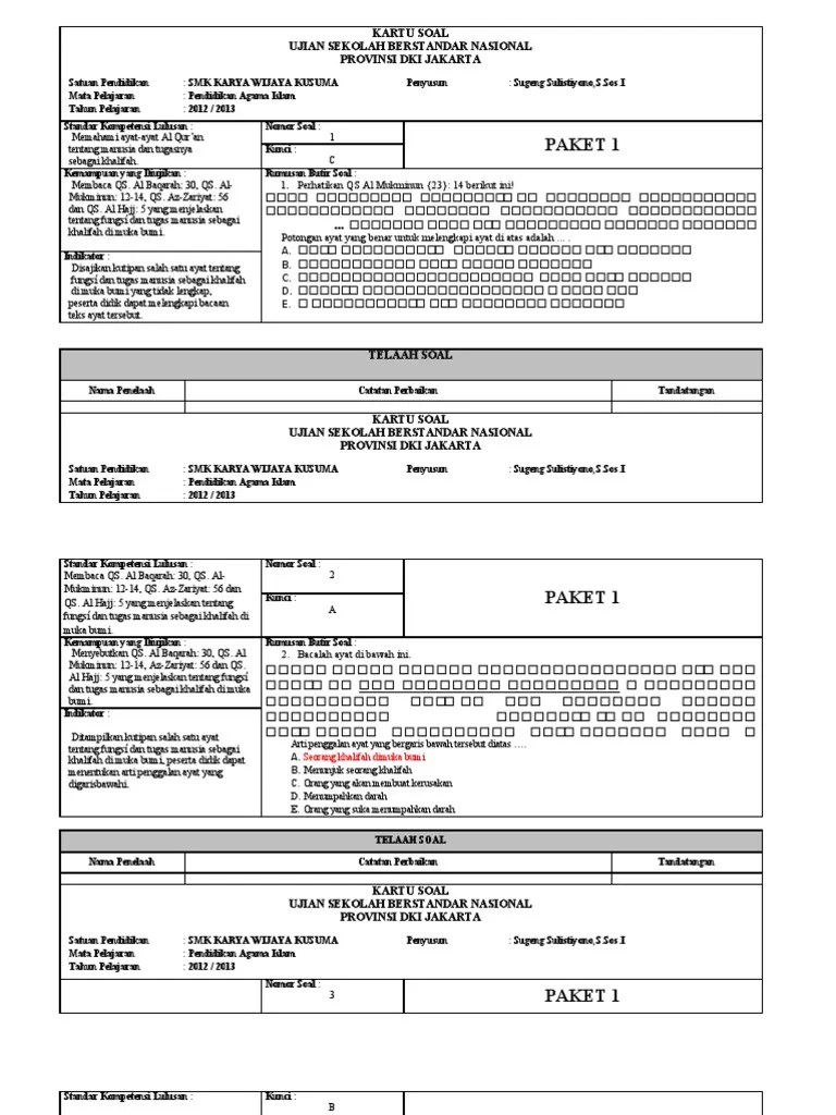 Apabila seorang guru tidak punya sikap profesional maka murid yang di didik akan sulit untuk tumbuh dan berkembang dengan baik. Soal Pai Kelas X Ktsp Doc Beinyu Com