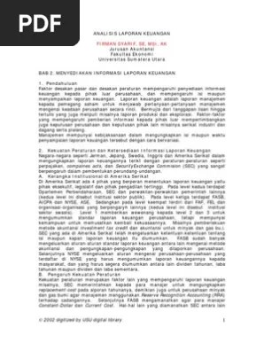Beserta perangkat yang diperlukan (bila ada). Analisa Laporan Keuangan Pdf