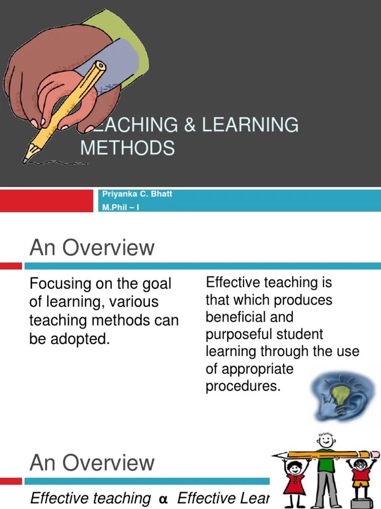 Teaching Methods | PDF | Lecture | Educational Technology