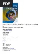 0580 Syllabus 2025-2027 | PDF | Mathematics | Arithmetic