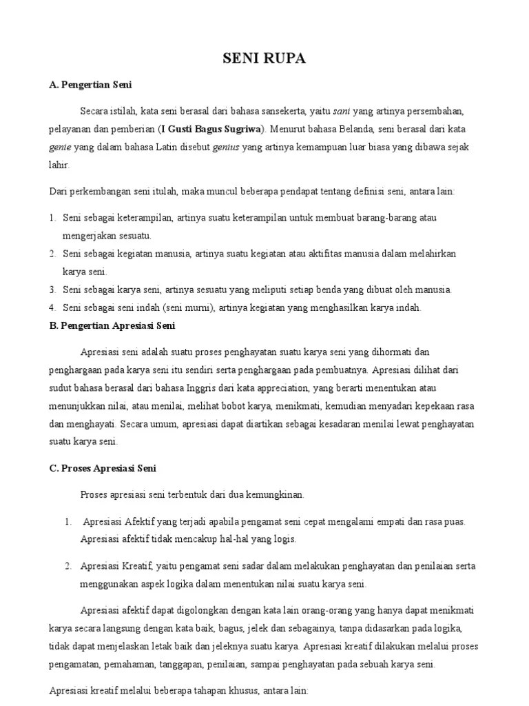 Leo tolstoy seni adalah suatu kegiatan manusia ( . Modul Unsur Seni Rupa Pdf