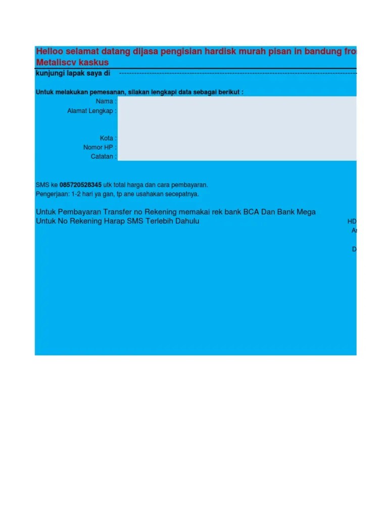 List Hdd Metaliscv Update Masbronew