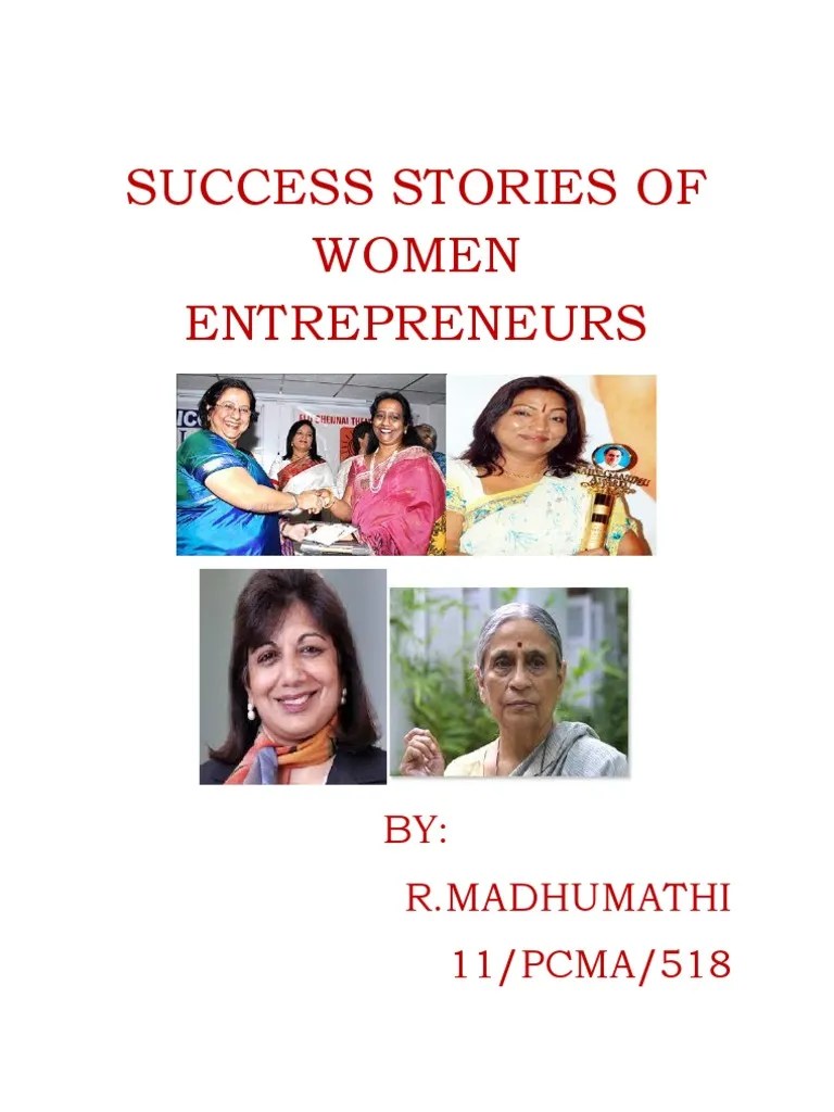 Success Stories Of Women Entrepreneurs | PDF | Pharmaceutical | Business