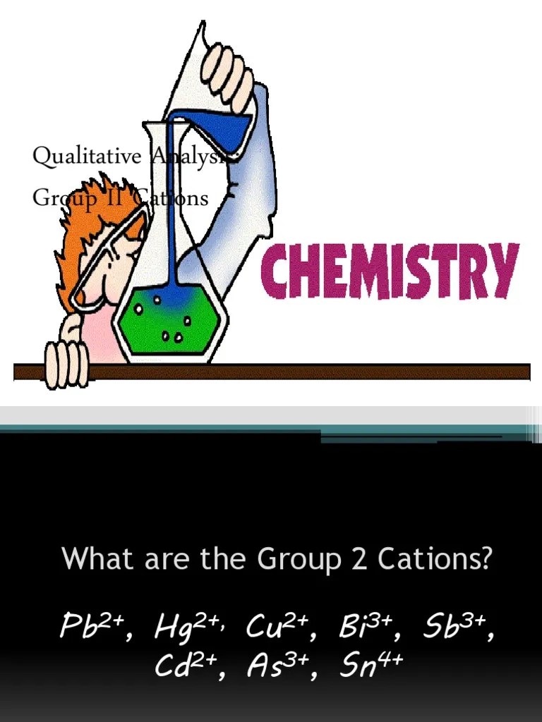 Group 2 Cations | Chemical Substances | Chemical Compounds