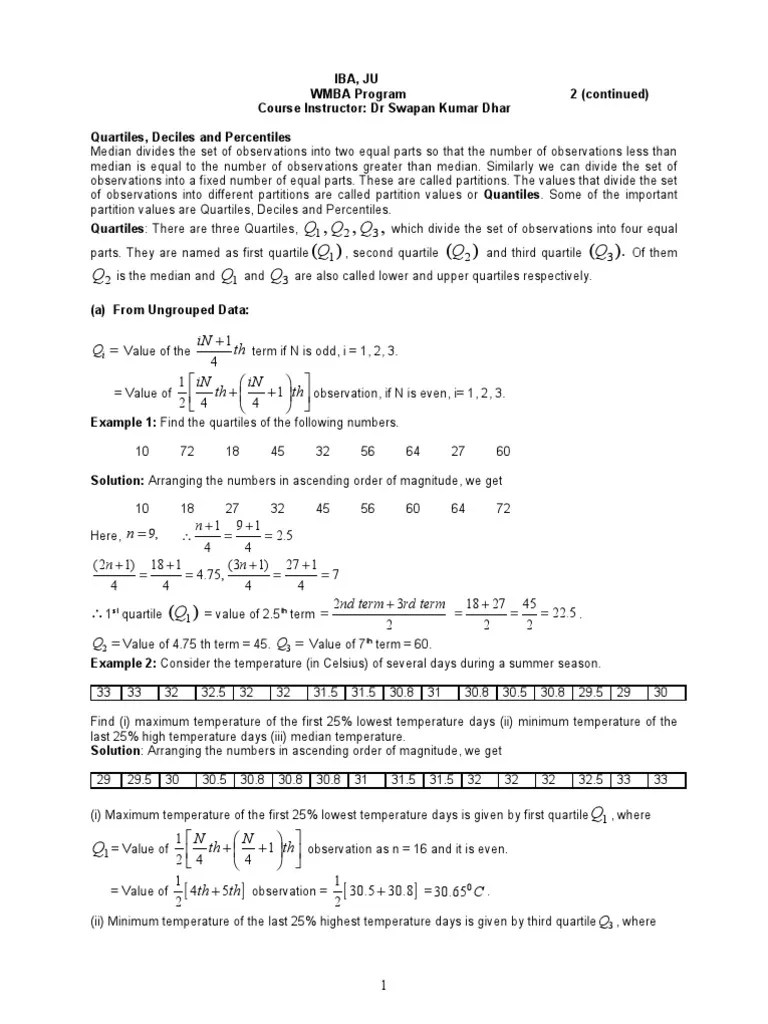Mathematics 10 Learning Modules Quarter 4 _____ What is the percentile for 86.