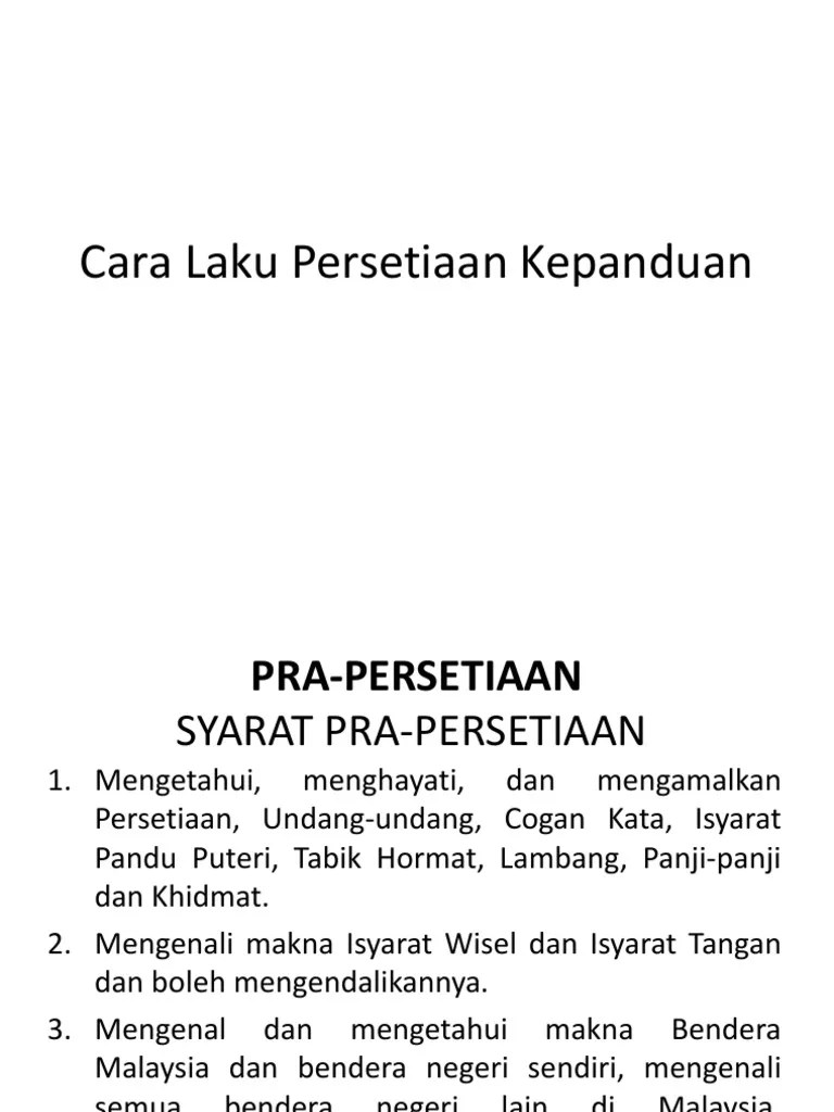 Isyarat Tangan Pandu Puteri Remaja / 2