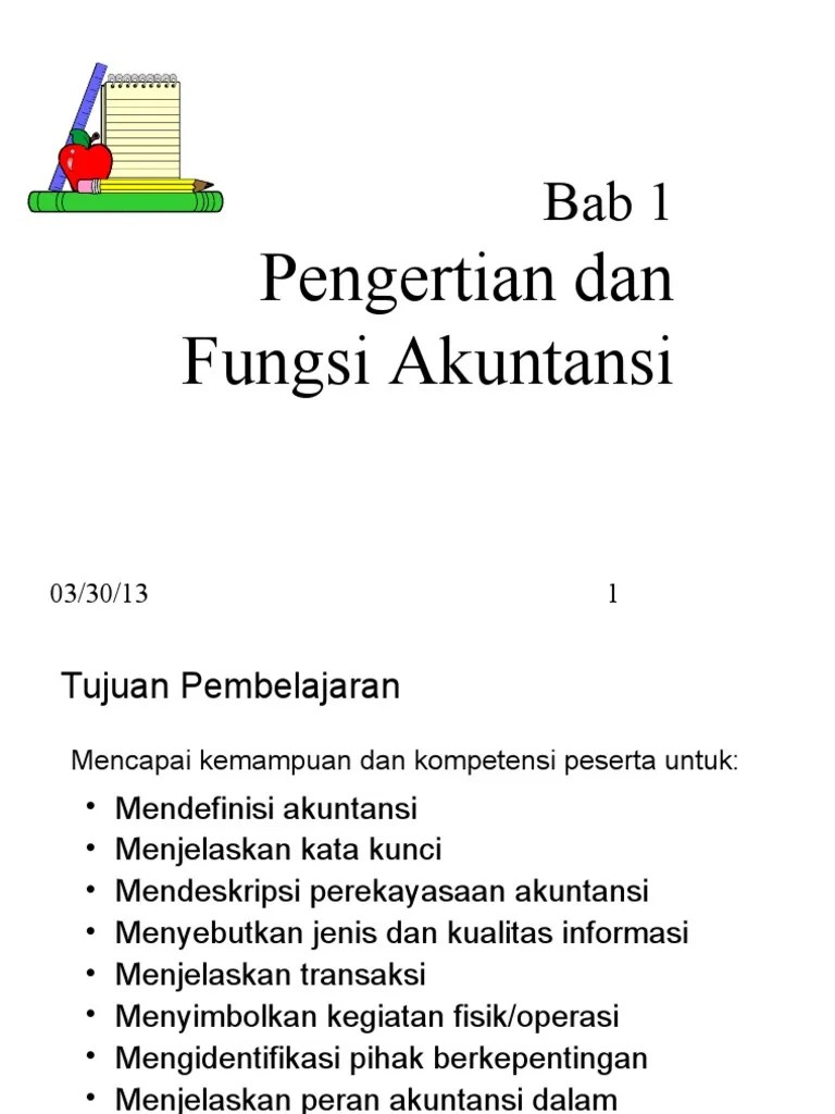 Pengertian Dan Fungsi Akuntansi | PDF