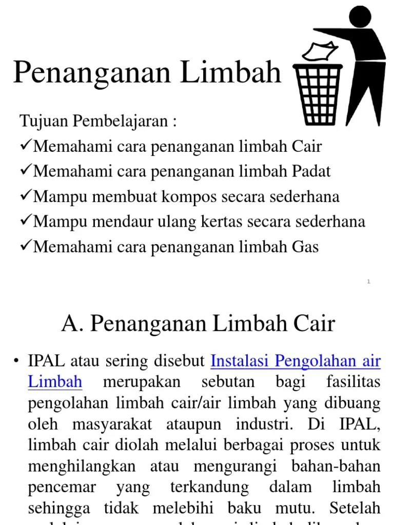 Penanganan Limbah