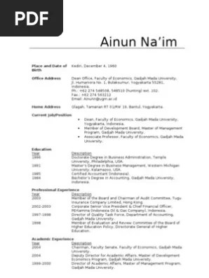 Subur antara unit kerja merupakan contoh baik bagaimana sebaiknya sebuah. Ainun Naim Pdf Corporate Governance University