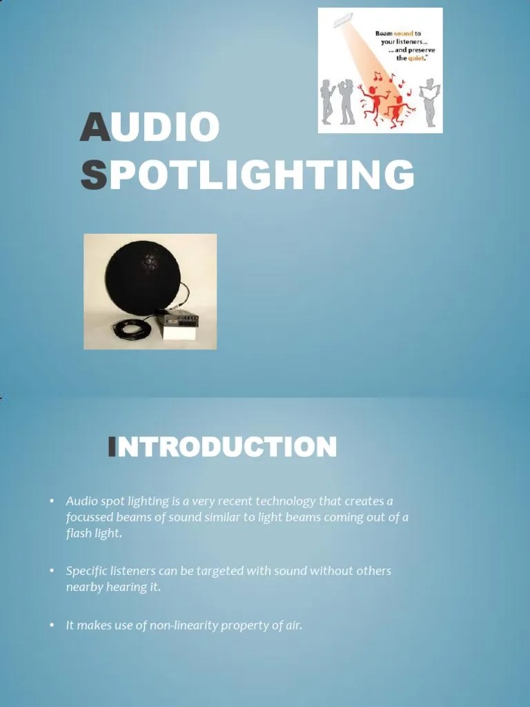 Audio Spotlighting | PDF | Waves | Sound