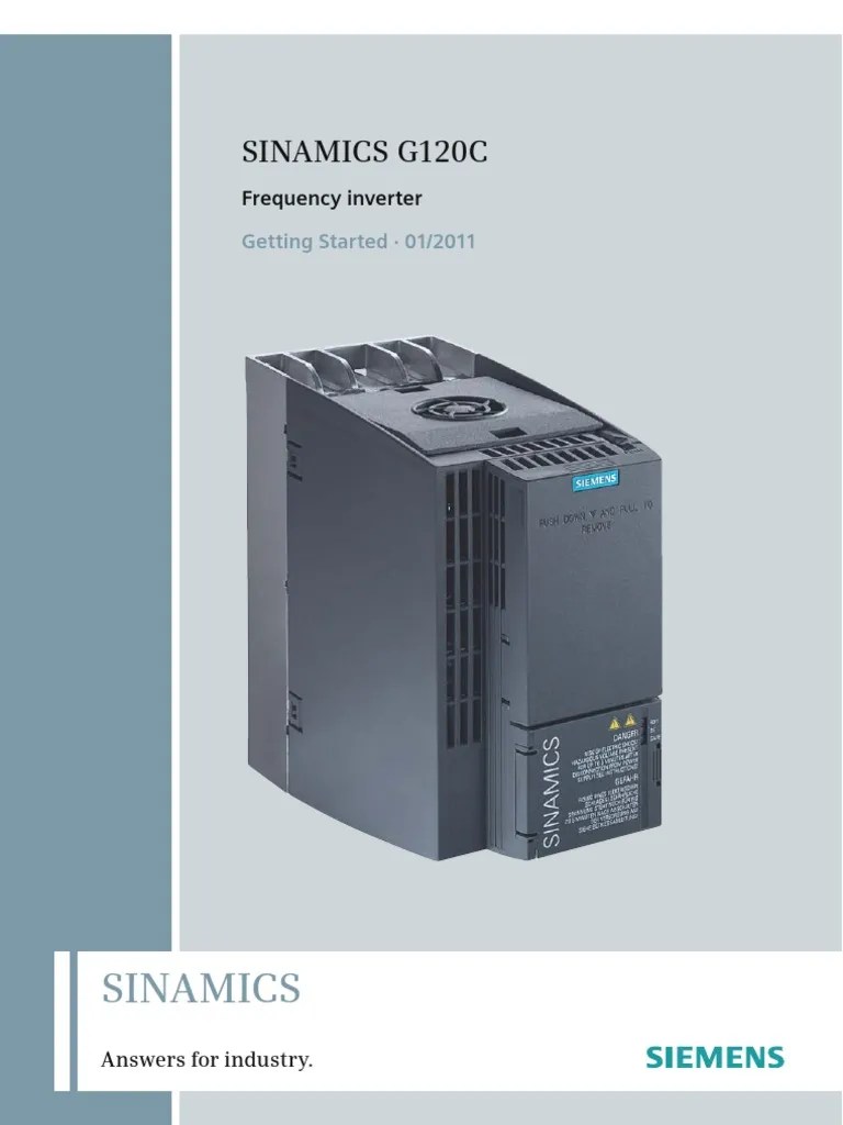 Gsg Sinamics G120c En Us Power Inverter Manufactured Goods