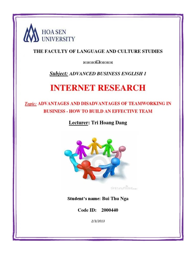 Teamwork Essay Full | Team Building | Employment