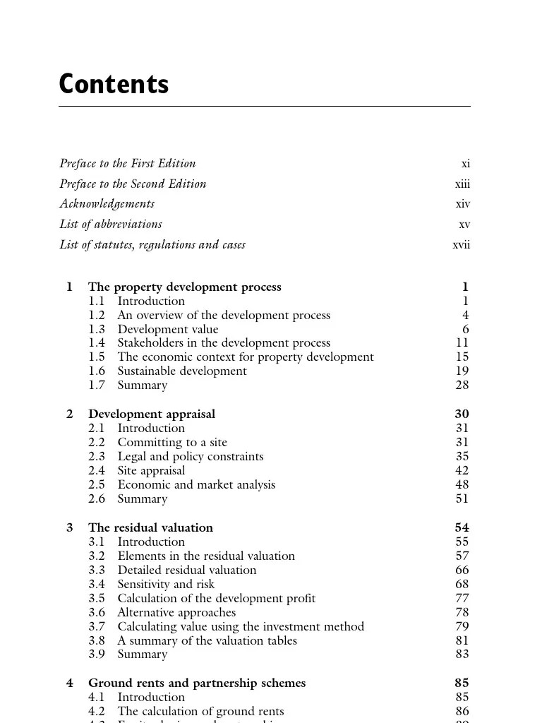 Property Development - Appraisal & Finance | PDF | Real Estate Appraisal | Economics