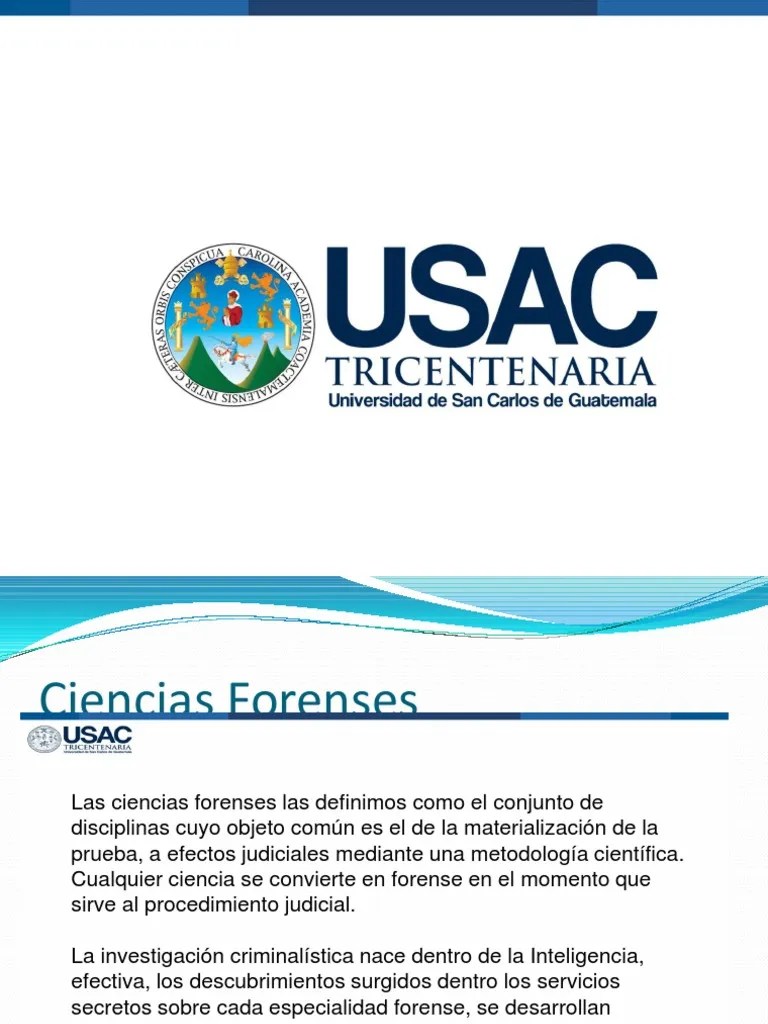 Ciencias Forenses | Ciencia Forense | Policía | Prueba Gratuita De 30 ...
