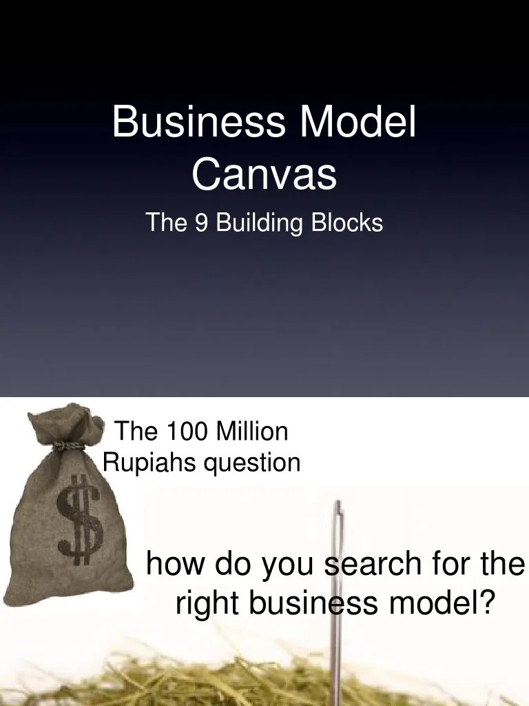 Business Model Canvas Building Blocks Complete | PDF | Business Model ...