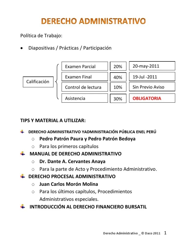 Derecho Administrativo | PDF | Ley Administrativa | Ley Procesal