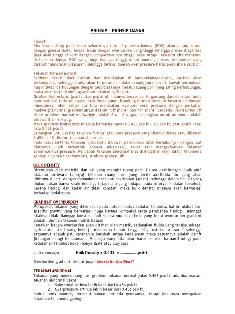 Hydrostatic Pressure | PDF