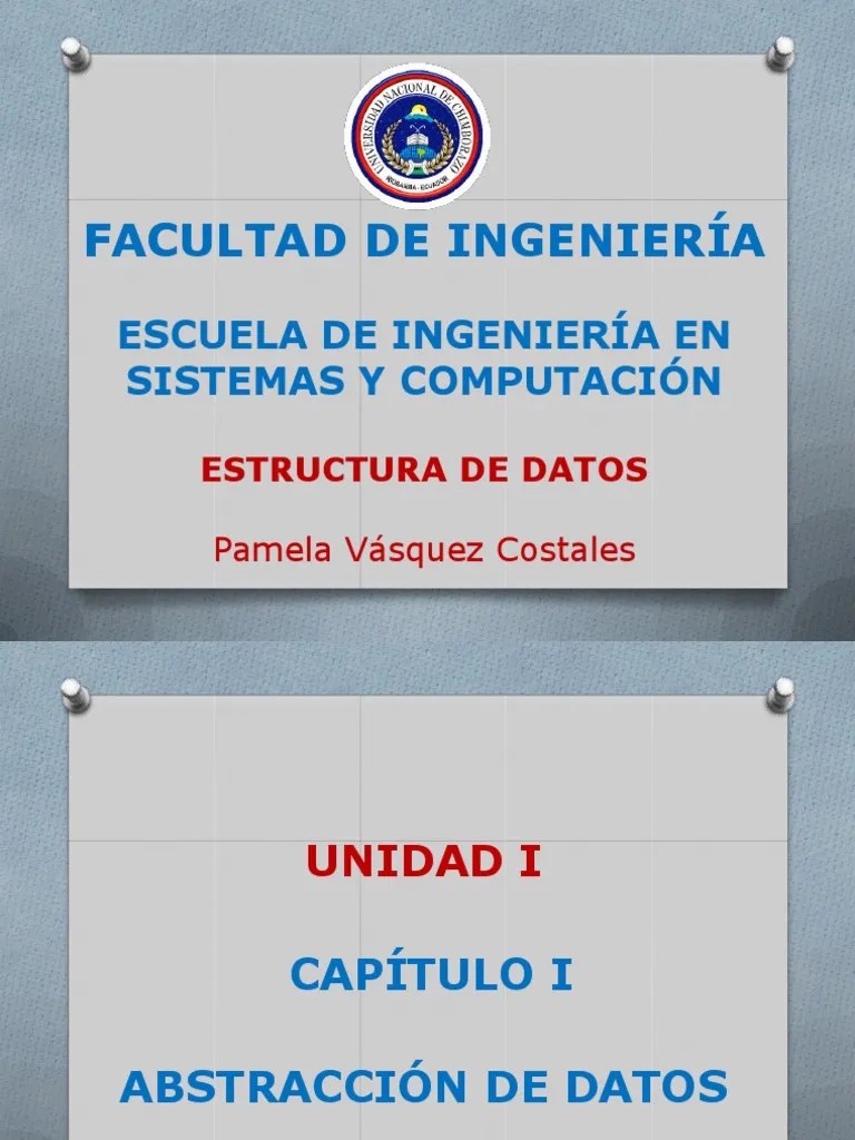 Cap I, ABSTRACCION DE DATOS PDF | PDF | Lenguaje De Programación | Software