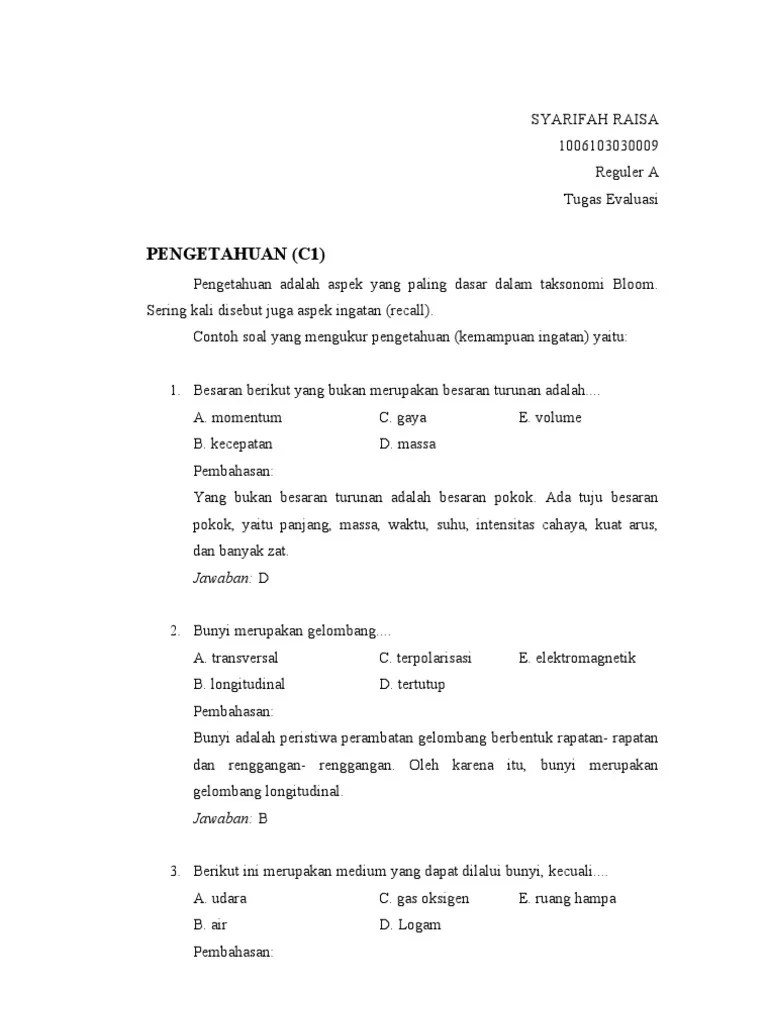 Kumpulan Contoh Soal Pilihan Ganda Ranah Kognitif C1 C6 Terupdate Dikdasmen Ketika diangkat menjadi seorang Raja dari kerajaan.