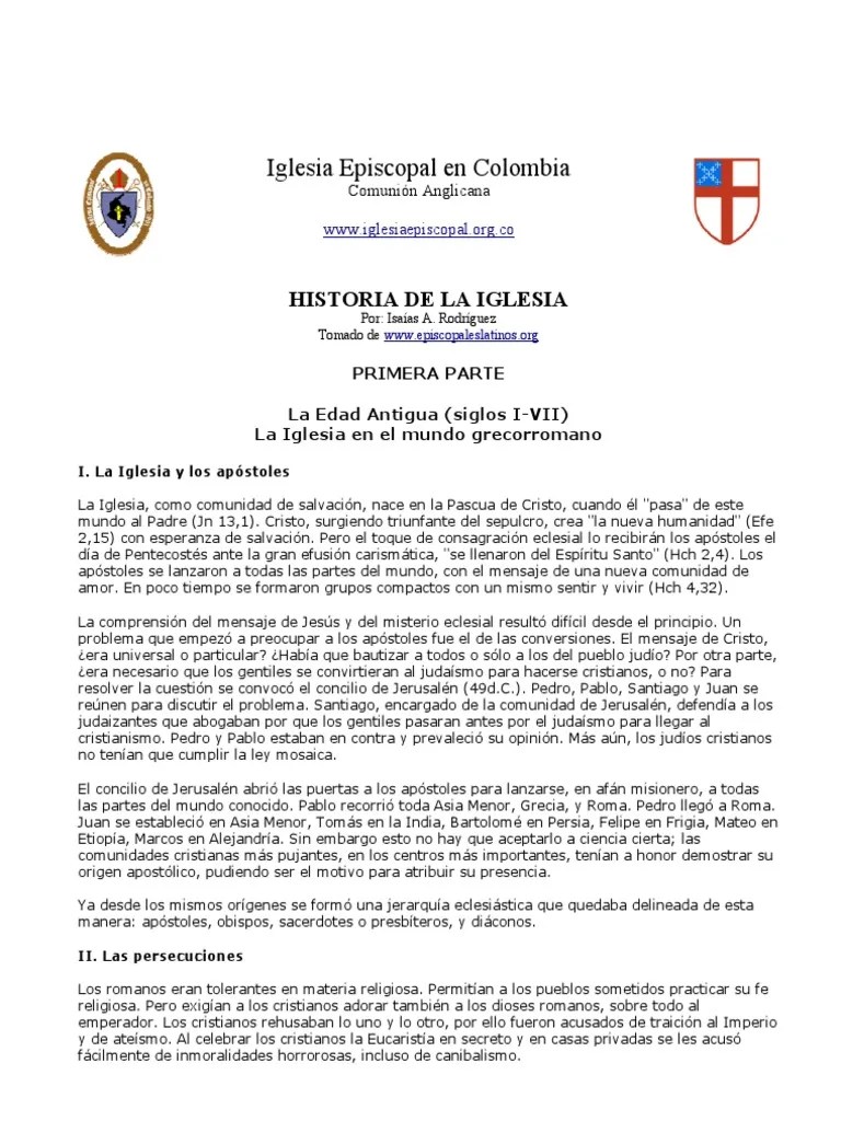 La Historia Temprana De La Iglesia En El Imperio Romano: Desde Los ...