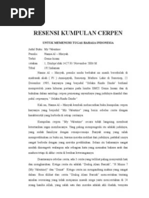Resensi Kumpulan Cerpen | PDF