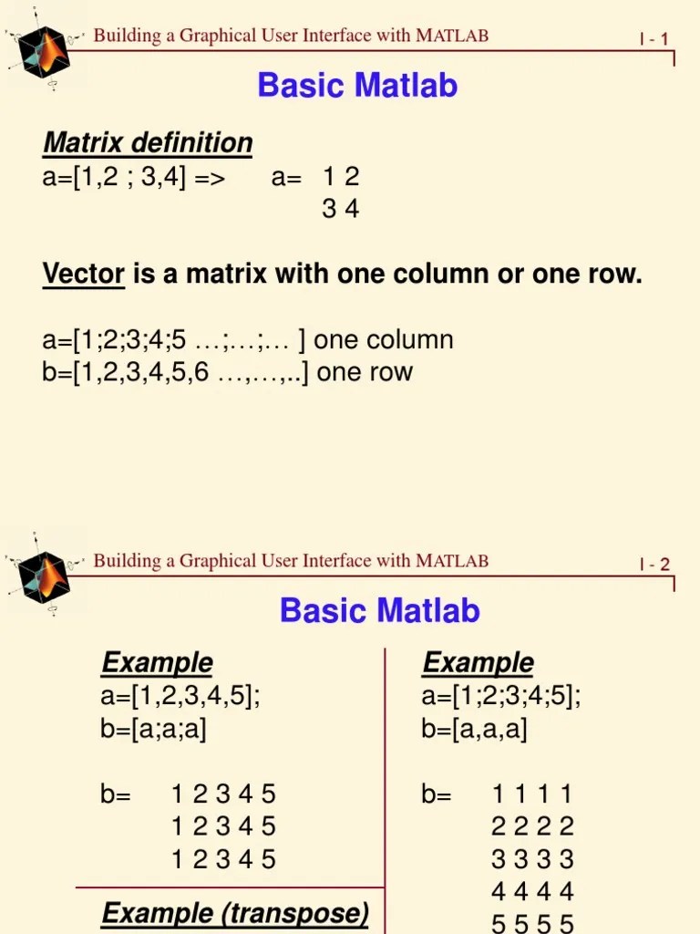 Basic Matlab GUI | PDF | Graphical User Interfaces | Matlab