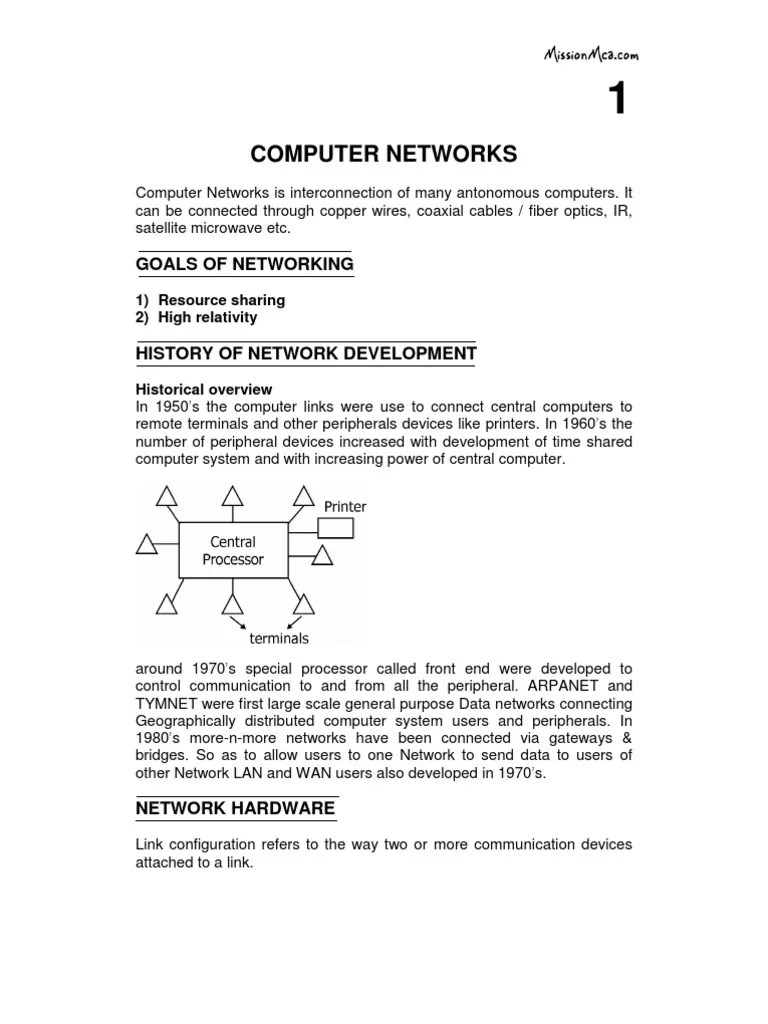 Computer Networks | PDF