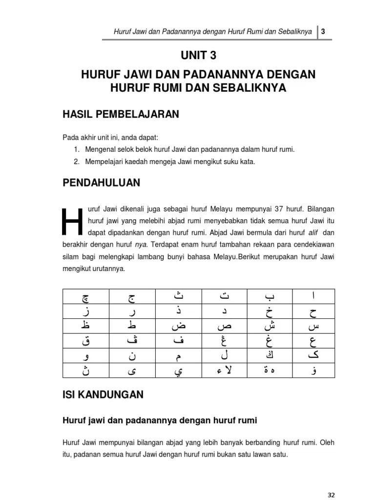Ha niee' m · abjad besar dan kecil bergambar. Huruf Hawi Dan Padanannya Dengan Huruf Rumi Pdf