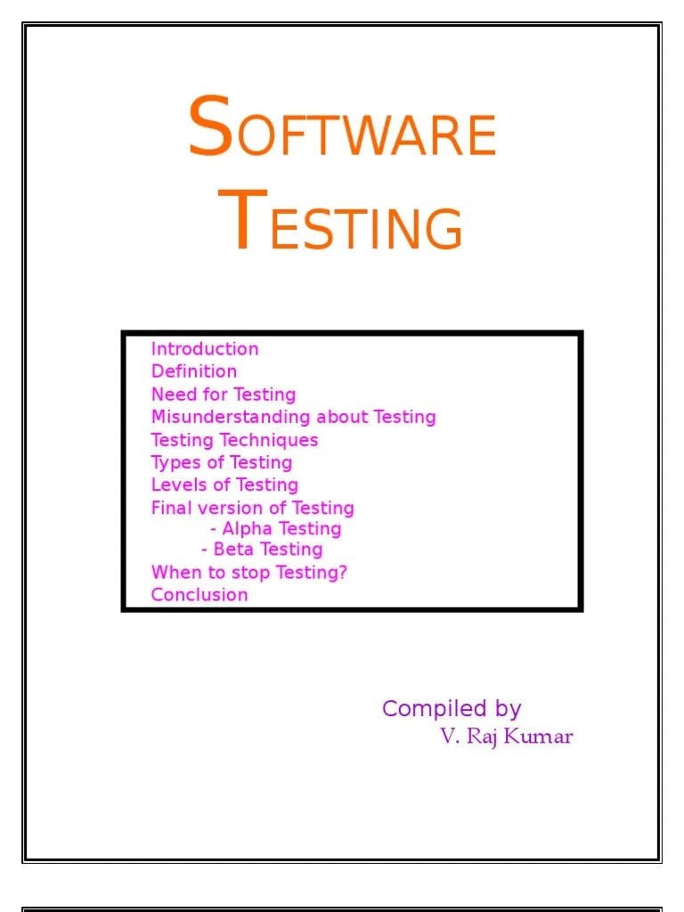 Software Testing | PDF