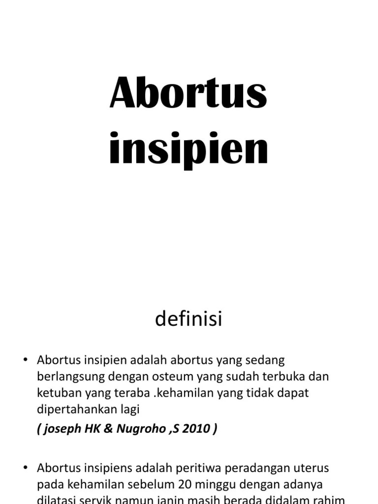 Abortus Insipien | PDF