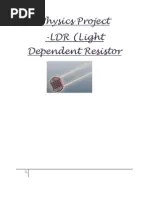 Light Dependent Resistors Light Emitting Diode Lighting